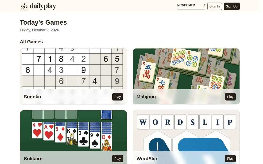 DailyPlay screenshot 2 of 2
