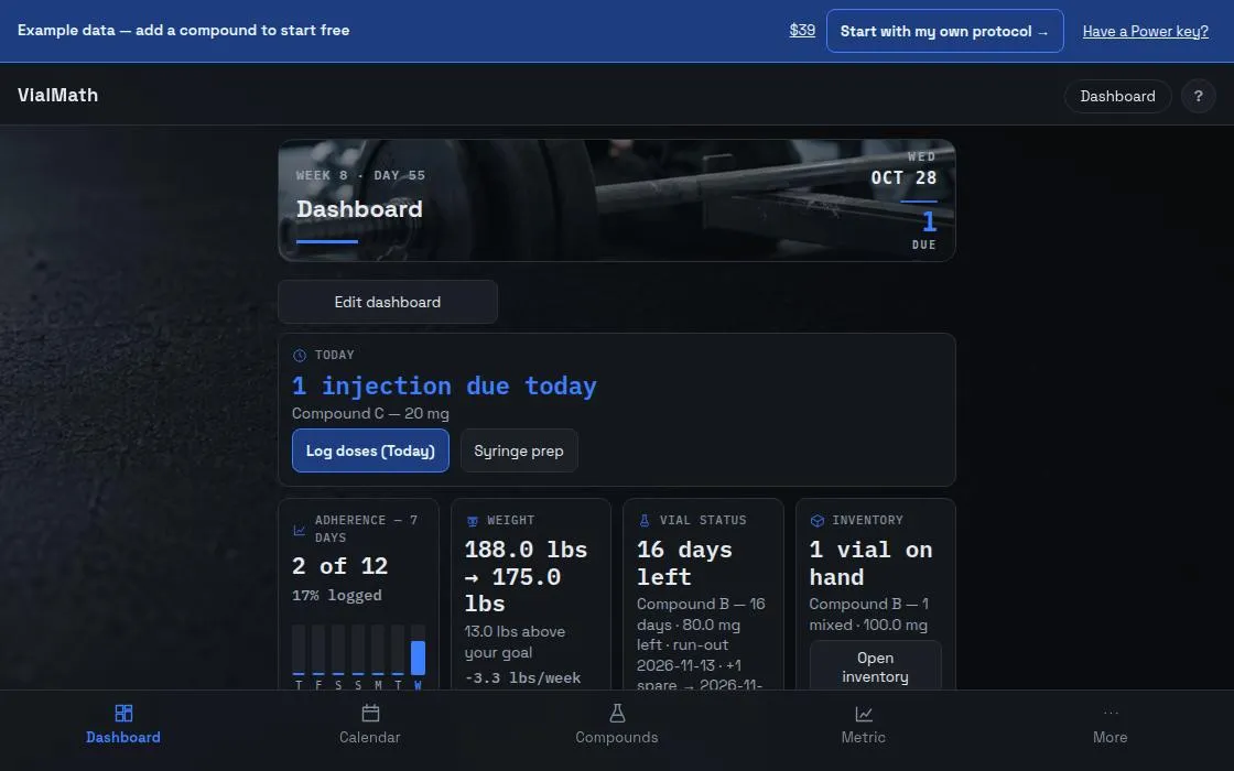 VialMath, as it opens in a browser tab